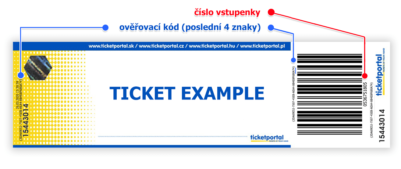 Ticket code